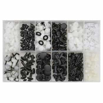 Surtido de clips de tapicería para Mitsubishi 370 piezas