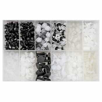 Surtido de clips de tapicería para Peugeot 345 piezas