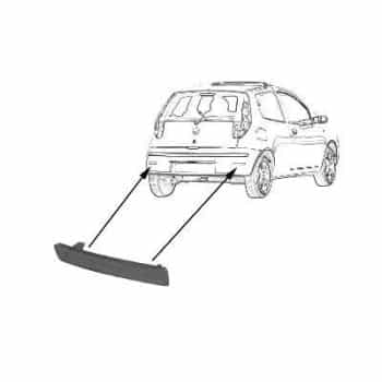 Reflector derecho en parachoques -HGTno para SPORT