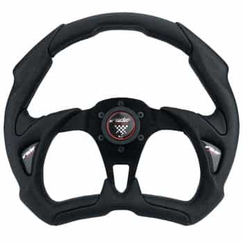 Volante deportivo Simoni Racing X5 Poly Pelle 350 mm - Negro