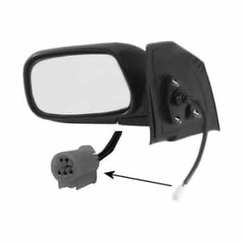 Retrovisor exterior IZQUIERDO ELÉCTRICO, no CALEFACCIONADO hasta 2004 5393805 Hagus