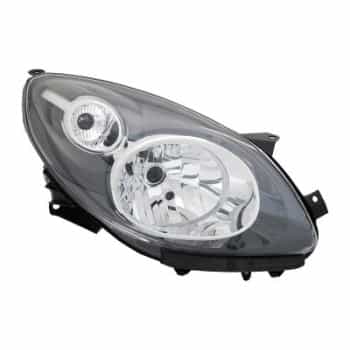 Faro derecho con luz intermitente H4 incluido motor de ajuste 4371962 Van Wezel