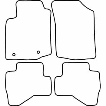 Alfombrillas de coche compatibles con Citroën C1 2014-