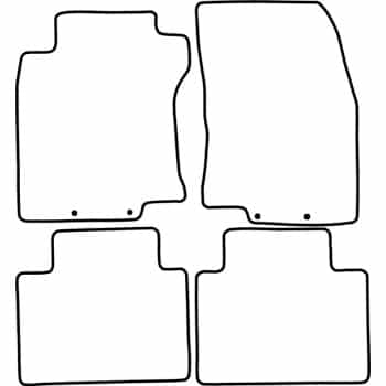 Alfombrillas de coche compatibles con Nissan X-Trail T32 2013-