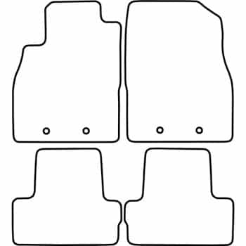 Alfombrillas de coche compatibles con Chevrolet Volt 2011-