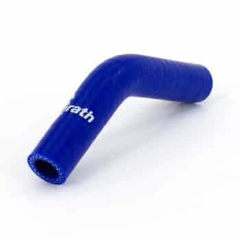 Manguera de silicona Bonrath con curva de 45 grados - Longitud: 50 mm - Ø11 mm