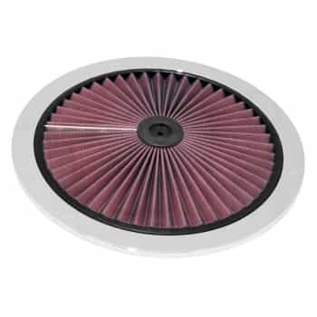 Couvercle K & N X-Stream 14 '' chromé (66-1401XP)