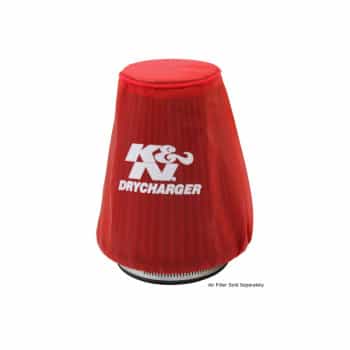 Couvercle de filtre sport K&N conique, rouge (22-2030PR)