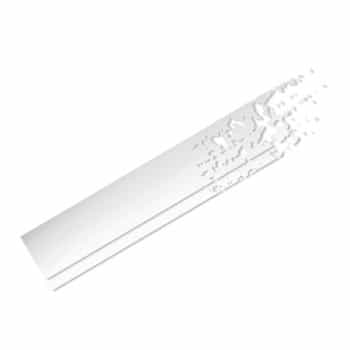 Adhesivo Foliatec Cardesign - Rayas - blanco mate - Largo 150 cm x Ancho 22 cm