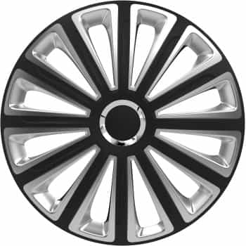 Enjoliveurs Trend RC Noir et Argent 15 pouces