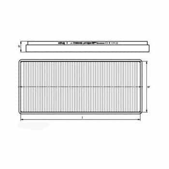 Filtro interior LA 74 Mahle