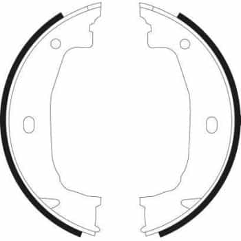 Juego de zapatas de freno, freno de estacionamiento 9069 ABS