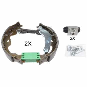 Juego de zapatas de freno 111430 ABS