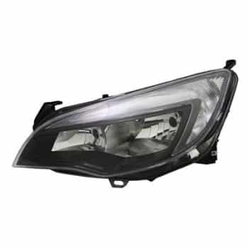 Phare gauche H7+H7 avec moteur d'actionneur fumé 3749963 Van Wezel