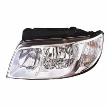 Phare gauche avec feu clignotant à partir de 5/'05 H7+H1 +électrique 8246961 Van Wezel