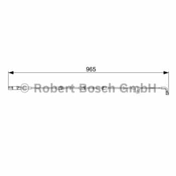 Contacto de advertencia, desgaste de pastillas/forros de freno Para 1 987 473 027 Bosch