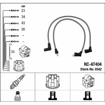 Juego de cables de bujía 0542 NGK