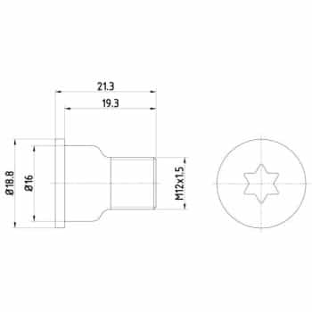 Tornillo de montaje PAG0005