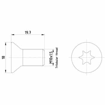 Tornillo de montaje PAG0011