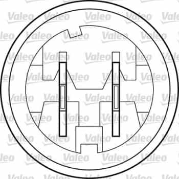 Mecanismo de control de ventana 850656 Valeo