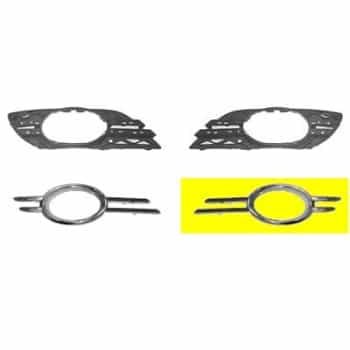 Anillo de faro antiniebla Avangarde Cromado izquierdo 3043597 Van Wezel