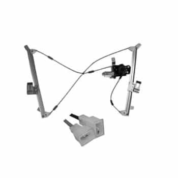 ELEVALUNAS ELÉCTRICO incluido MOTOR Derecho AUDI A3 2 puertas hasta 2003 sin FUNCIÓN CONFORT 0330264 Van Wezel