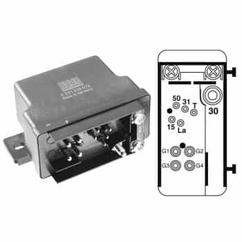 Unidad de control, tiempo de incandescencia