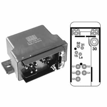 Unidad de control, tiempo de incandescencia