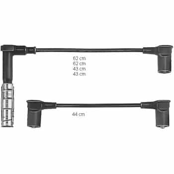 Juego de cables de bujía ZEF585 Beru