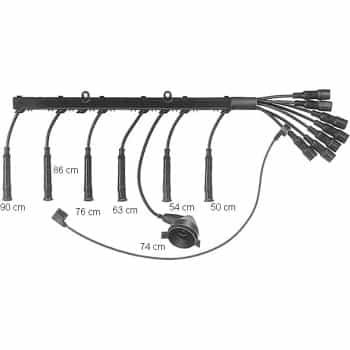 Juego de cables de bujía ZE757 Beru