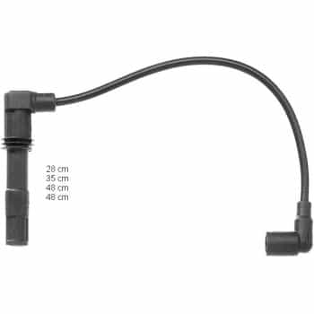 Juego de cables de bujía ZEF990 Beru