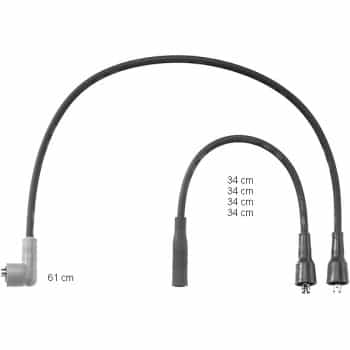 Juego de cables de bujía ZEF796 Beru