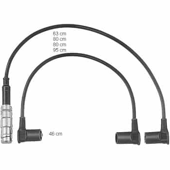 Juego de cables de bujía ZEF466 Beru