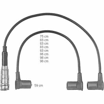 Juego de cables de bujía ZEF566 Beru