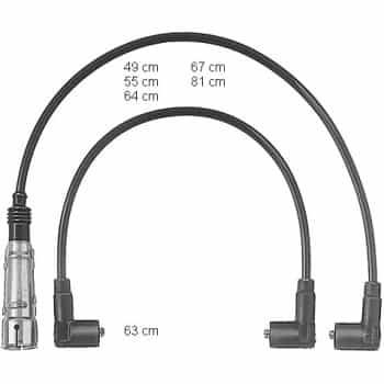 Juego de cables de bujía ZEF612 Beru