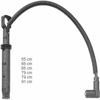 Juego de cables de bujía ZEF1233 Beru