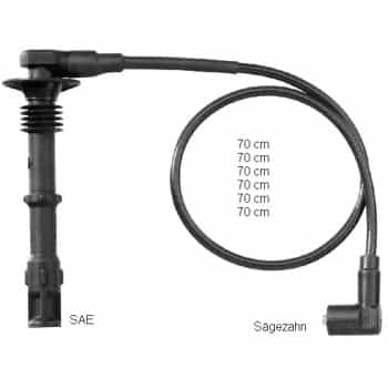 Juego de cables de bujía ZEF1617 Beru