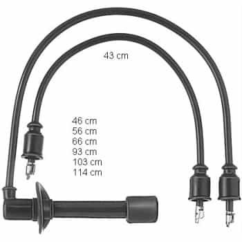 Juego de cables de bujía ZEF309 Beru
