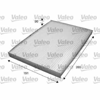 Filtro interior Nissan QASHQAI 715559 Valeo