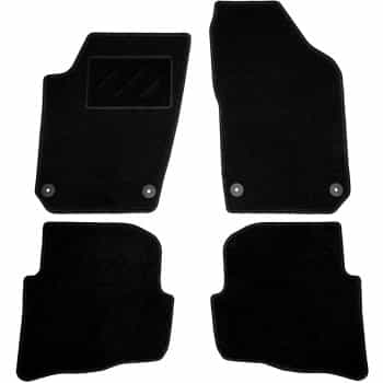 Alfombrillas de coche compatibles con Seat Ibiza 2002-2008 4 piezas