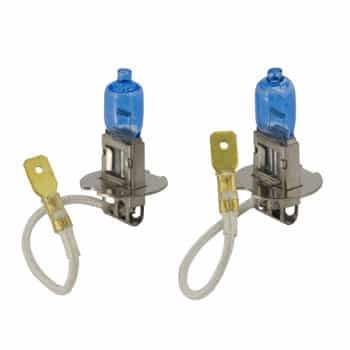 Lámparas halógenas SuperWhite Blue H3 55 W/12 V/4200 K, juego de 2 (E13)