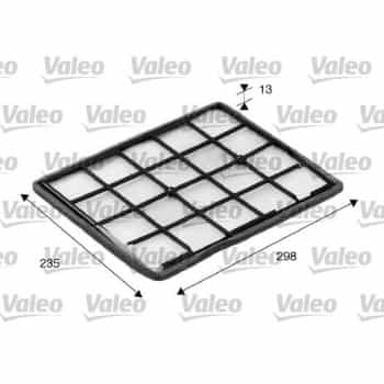 Filtro interior 698199 Valeo