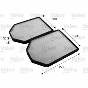 Filtro interior 698790 Valeo