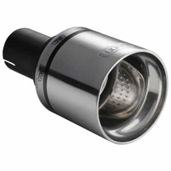 Embellecedor de escape Ultra Sport - Redondo 100 mm - Longitud 120 mm - Montaje ->60 mm - Acero inoxidable