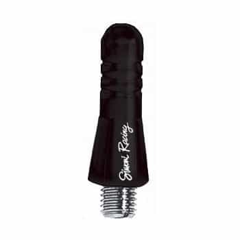Simoni Racing Antena de Juguete de Aluminio - Negro - Longitud 3cm
