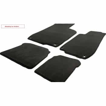 Alfombrillas de terciopelo para Chrysler 300C 2004 (4 piezas)