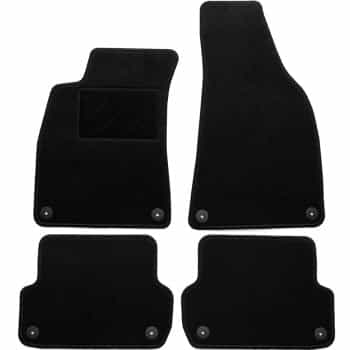 Alfombrillas de coche compatibles con Audi A4 Cabriolet 2001-2008, 4 piezas
