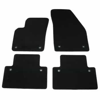 Alfombrillas de velour adecuadas para Volvo S40/V50 2004-2011 de 4 piezas
