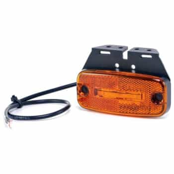 Indicador lateral LED 12V, m/soporte/cable 0,5m