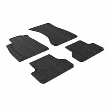 Alfombrillas de goma compatibles con Audi A4 11/2015- (T-Design, 4 piezas)